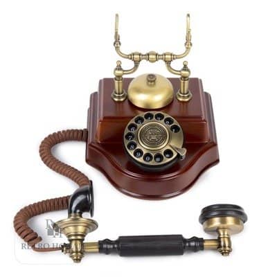 Teléfono Fijo Antiguo Retro 1898