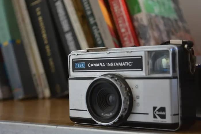 cámara de fotos retro
