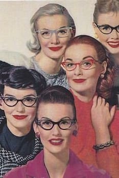 1950 Gafas de colores eye-cat