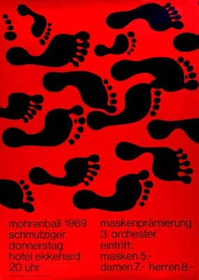 Poster suizo de 1969