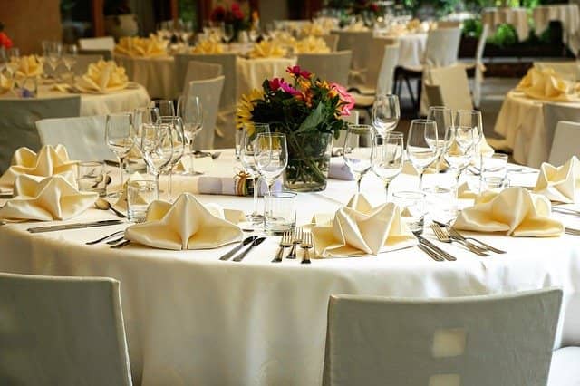 mesa de boda